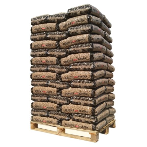 BIO-ENERGIE-PELLET – MIT 66 SÄCKEN PALETTE ZU 15 KG
