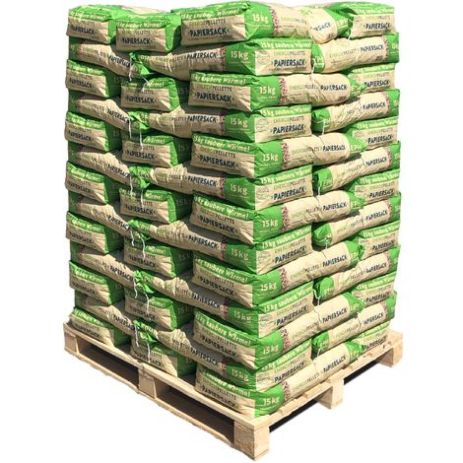 Holzpellets im Papiersack EPH, 65 x 15kg – 975 kg